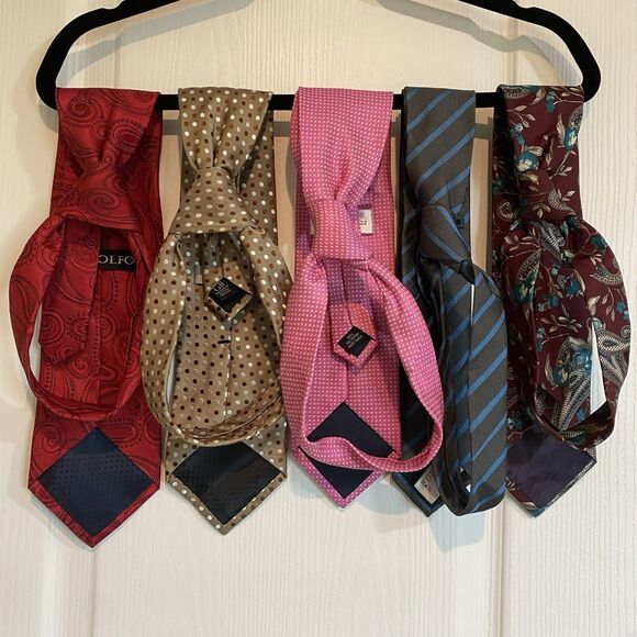 Mens Neckties Assorted Bold Corpcore Office Church Whimsical Electric Grandpa - Picture 2 of 15